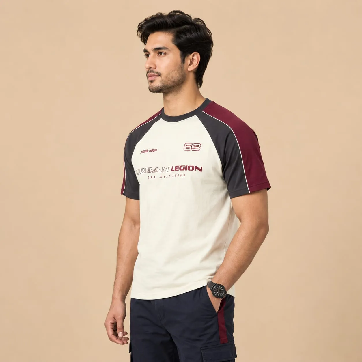 Urban Legion Casual crew neck t-shirt thumbnail 2