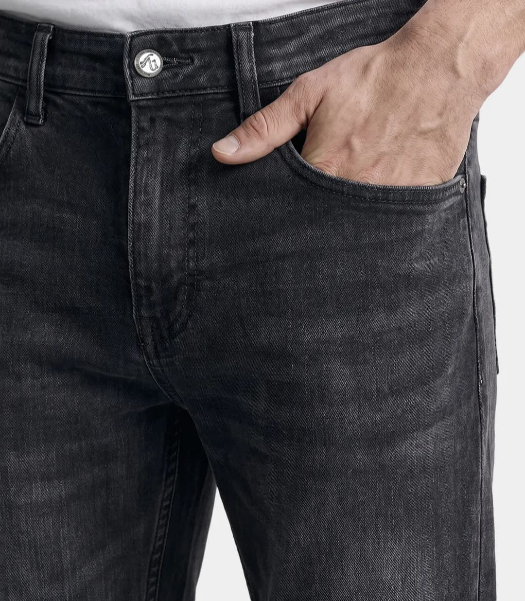 Black slim fit jeans thumbnail 2