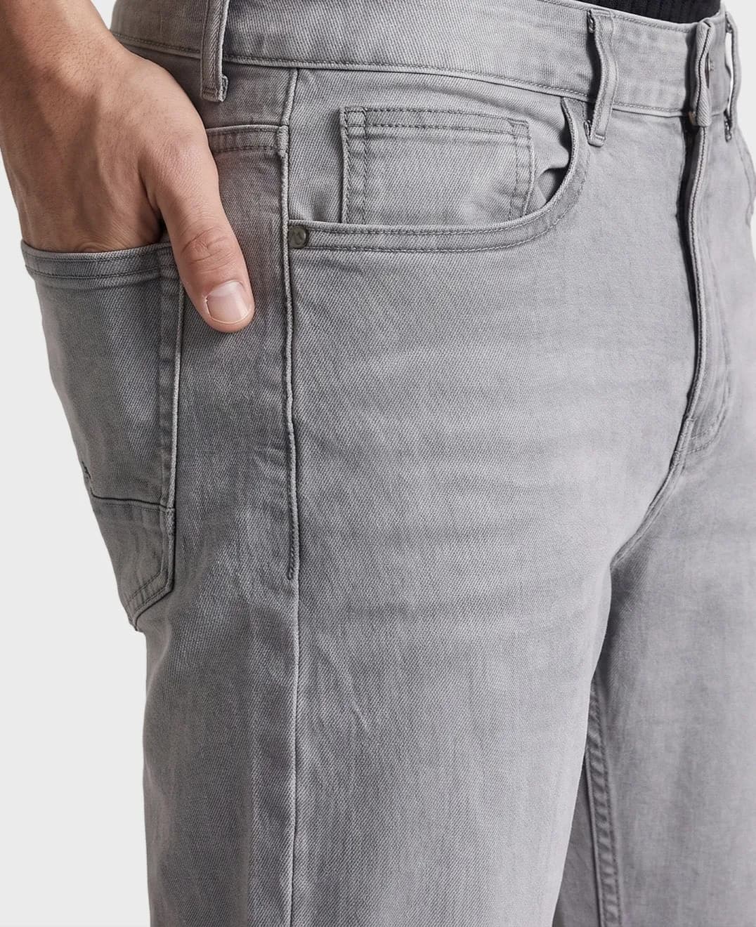 Men's Grey casual jeans thumbnail 3