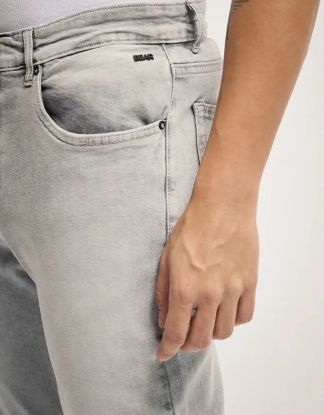 Light grey bear jeans thumbnail 3