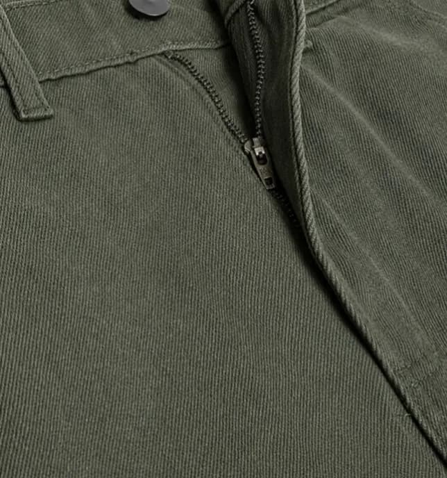 Men's green mid rise straight fit jeans thumbnail 4