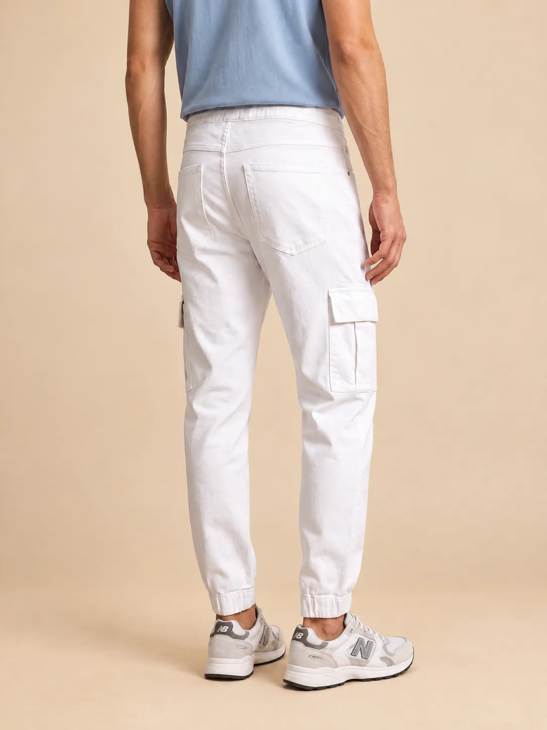 Men's white Regular fit jeans thumbnail 2