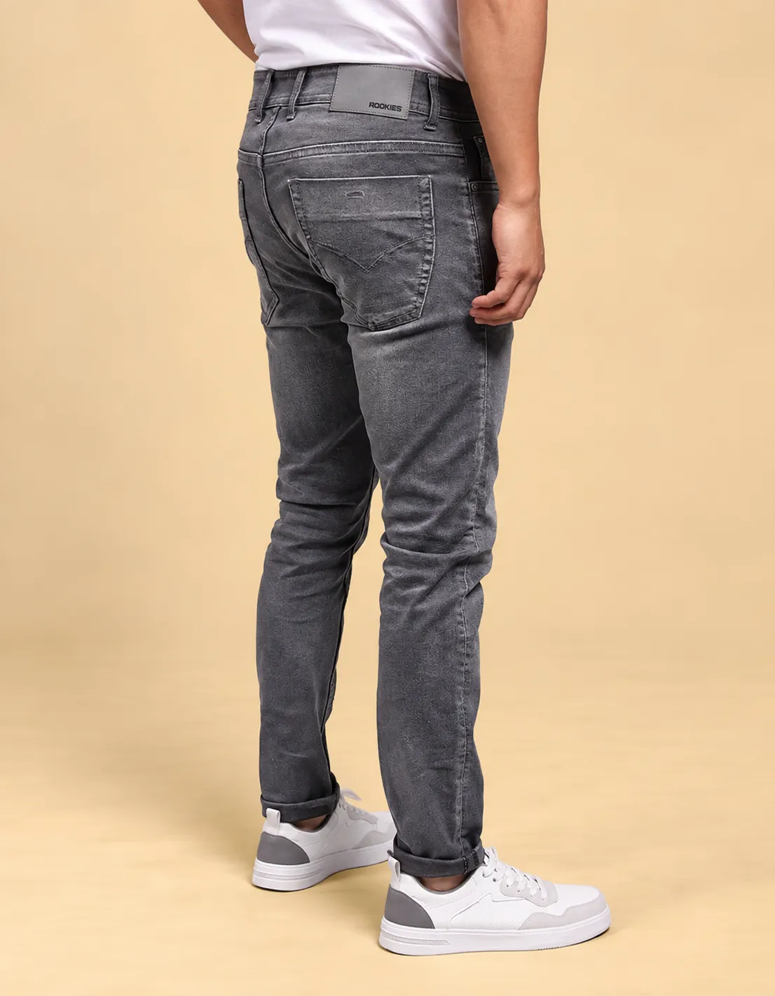 Med grey Low rise jeans thumbnail 3
