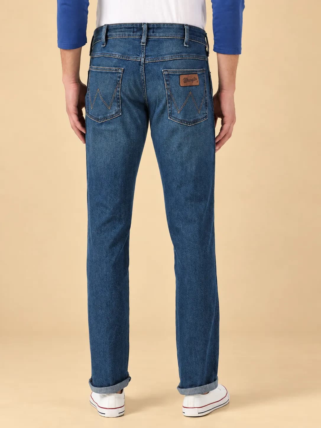 Men blue skanders slim jeans thumbnail 3