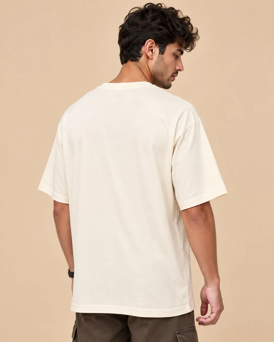 Beige Relax oversized sleeveless thumbnail 2