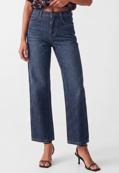 Women Wide-Leg High-Rise Jeans thumbnail 2