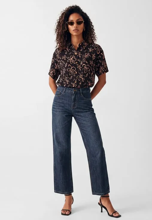 Women Wide-Leg High-Rise Jeans thumbnail 3