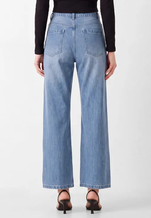 Women High-Rise Wide-Leg Jeans thumbnail 3