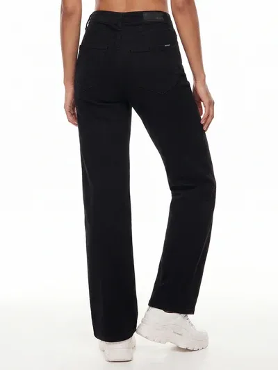Black High-Rise Baggy Jeans thumbnail 3