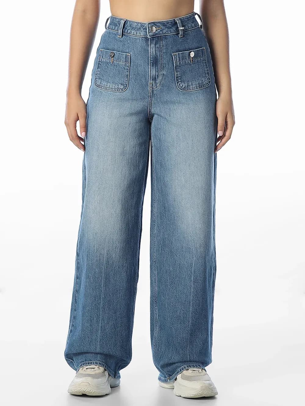 Front Pocket Wide Leg Jeans thumbnail 2