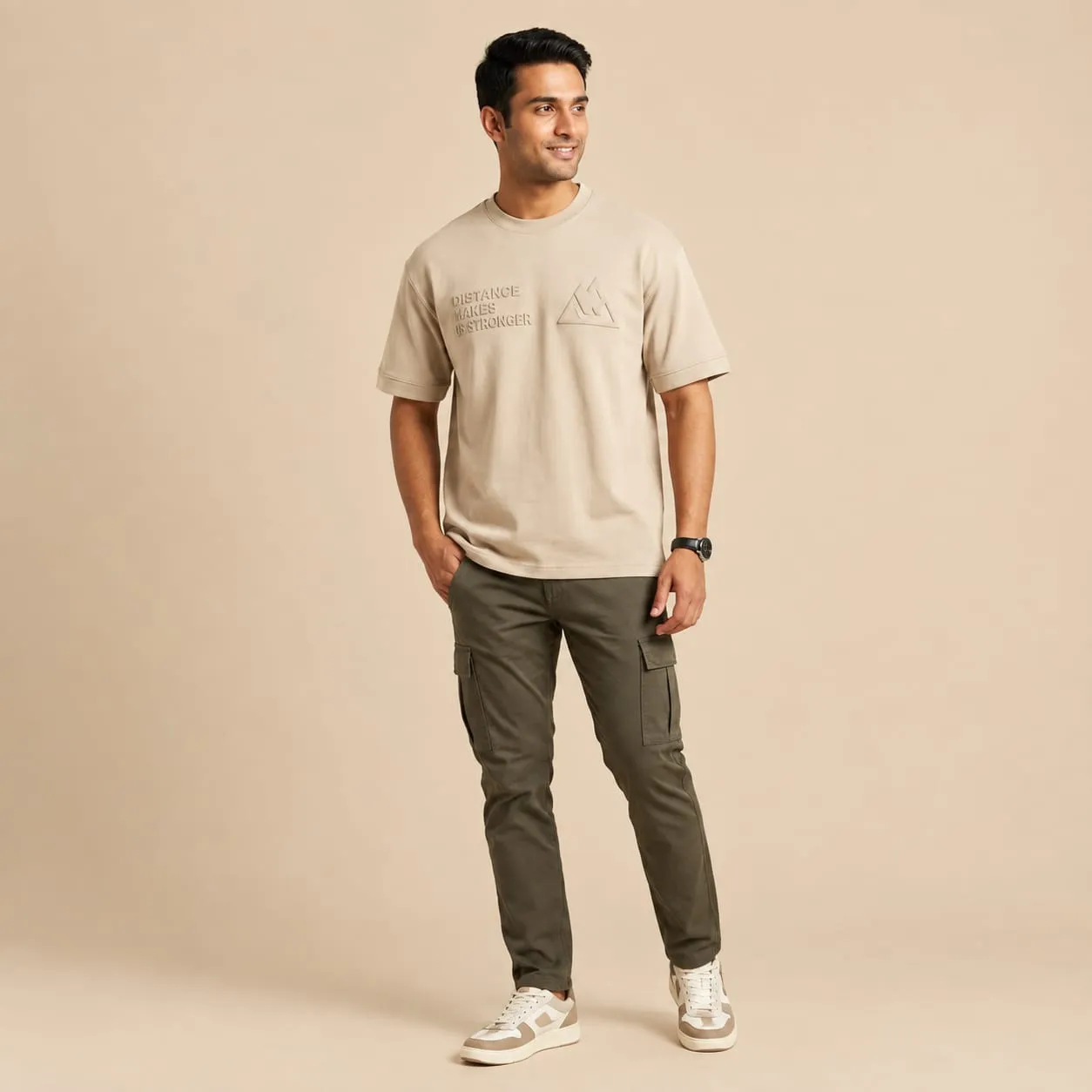 Mountain craft graphics round neck t-shirt