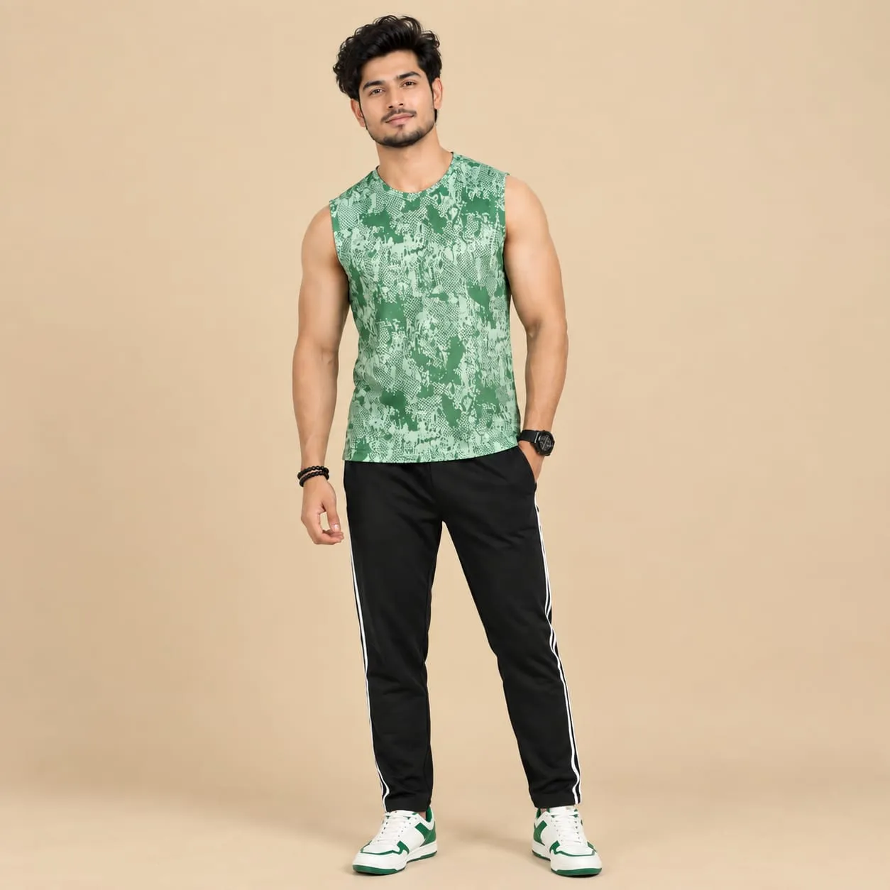 Running sleeveless