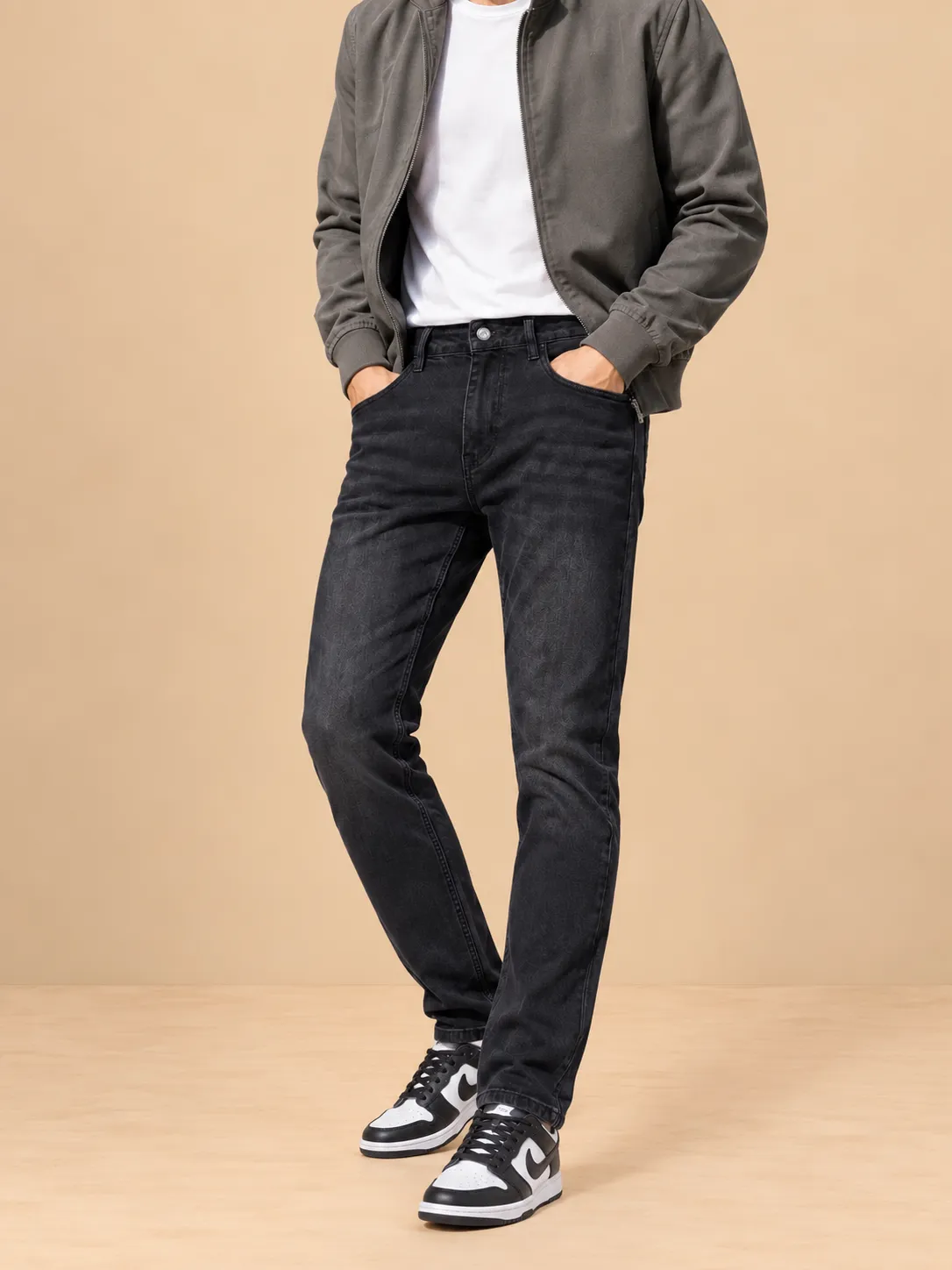 Black slim fit jeans
