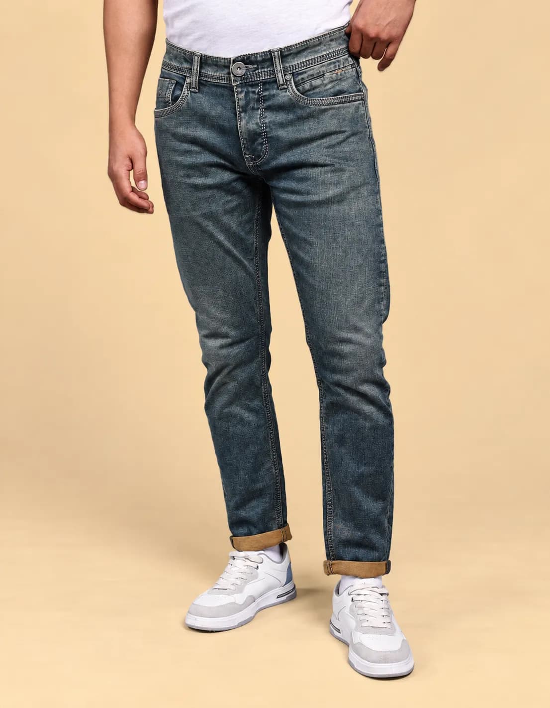 Dark green Low Rise jeans