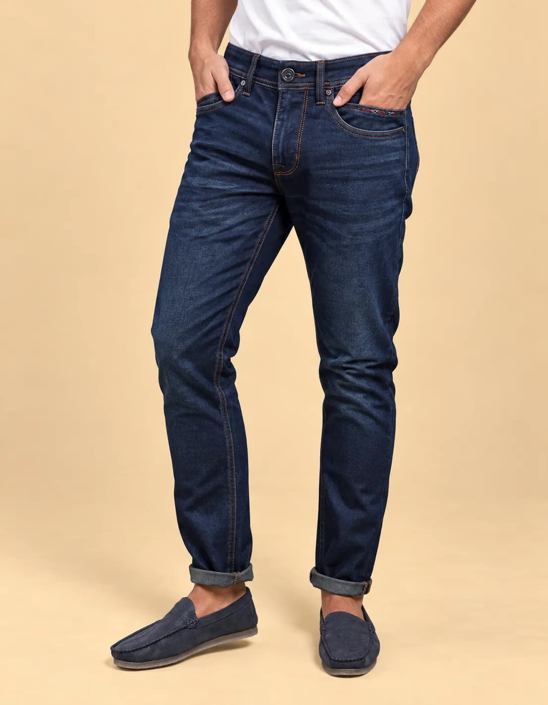 Dark blue low risk ankle