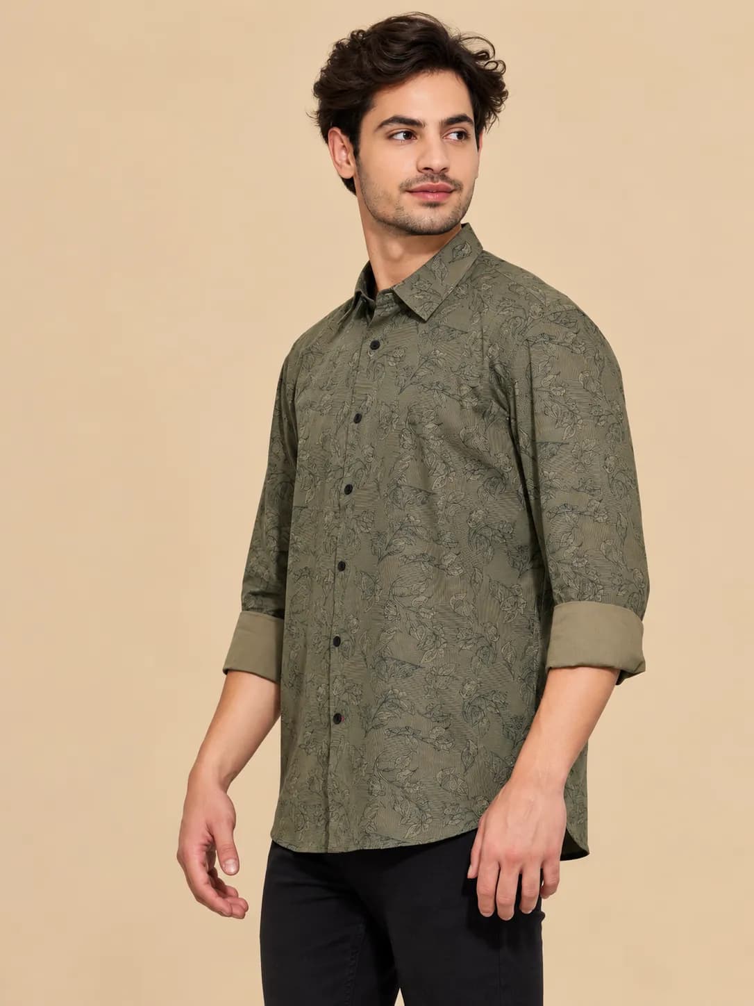 Olive modern fit regular