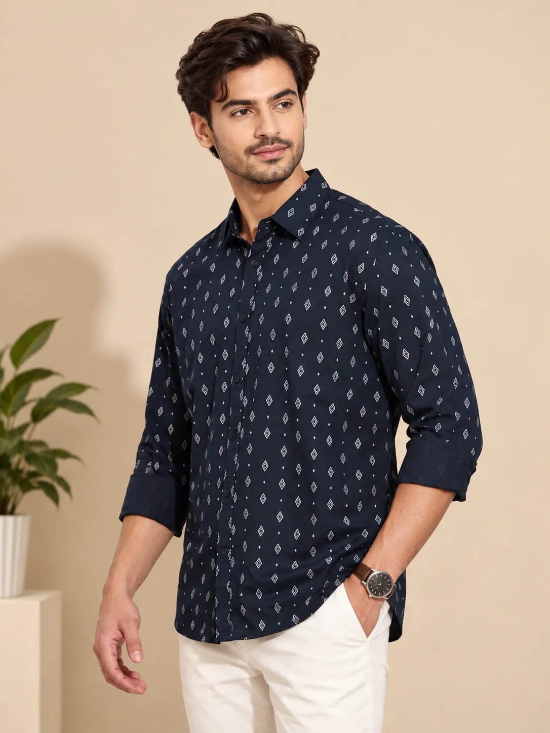 Blue morden Fit Regular