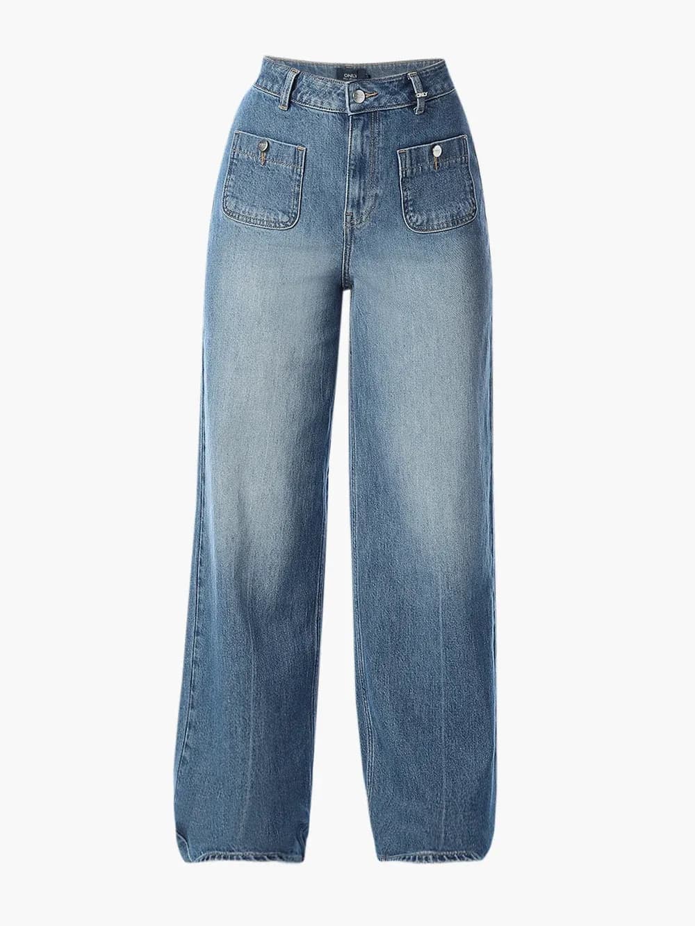 Front Pocket Wide Leg Jeans