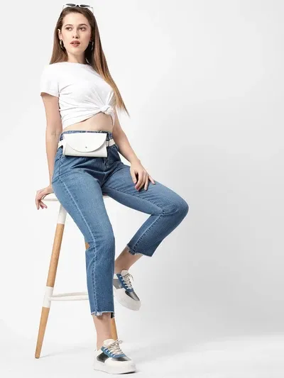 High-Rise Baggy Fit Jeans